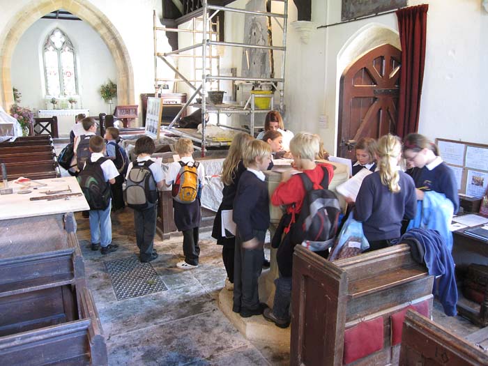 Visit by Marshfield School - St. James West Littleton