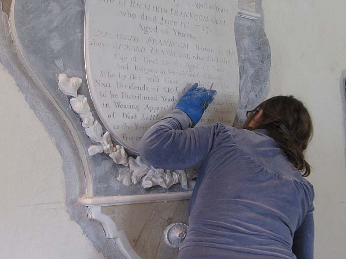 Frances Osborne memorial - St. James West Littleton