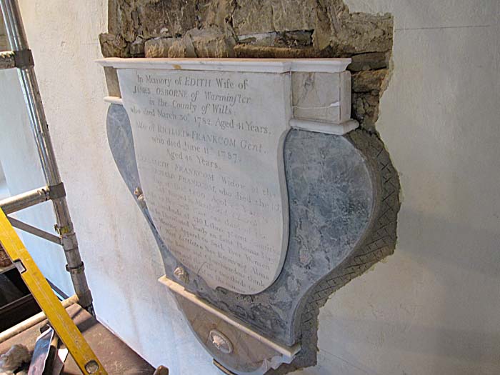 Frances Osborne memorial - St. James West Littleton