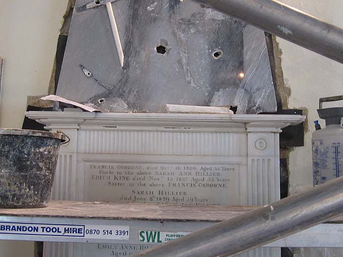 Hillier Memorial - St. James West Littleton